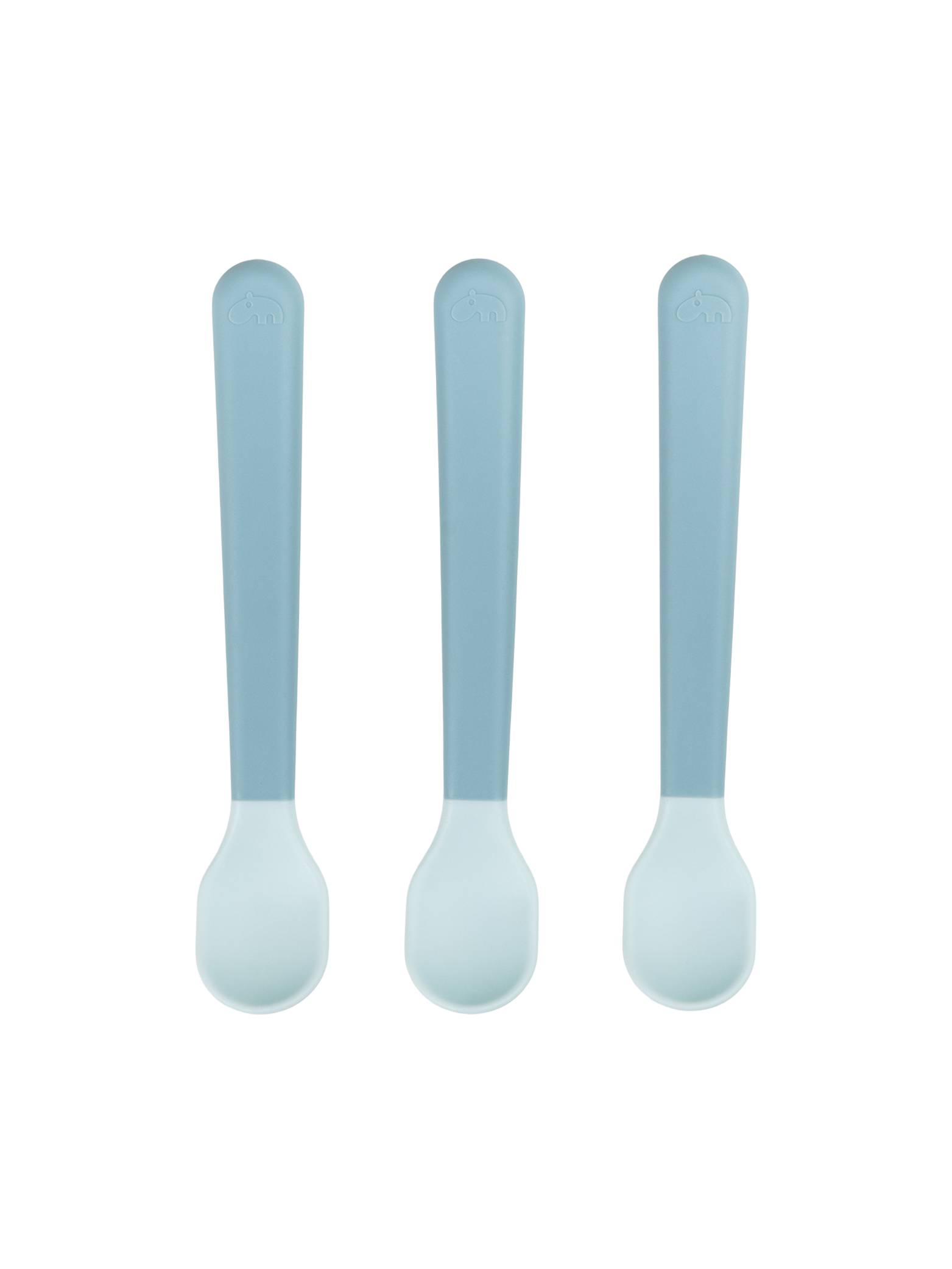 DbD Foodie easy-grip baby spoon 3-pcs - Blue
